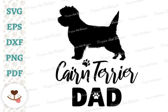 Cairn Terrier Dad Design Dog Dad Svg Png