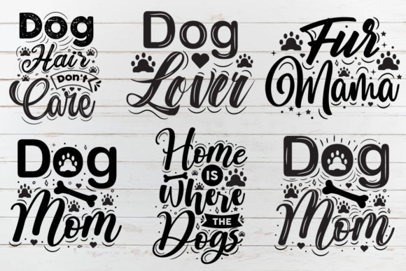 Dog Typography Quotes SVG Bundle Review