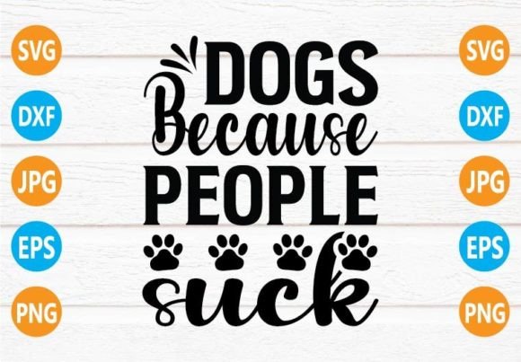 Dogs Because People Suck SVG Design: Real Embroidery Review