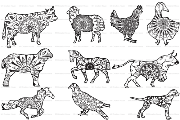 Farm Animal Mandala Bundle: A Designer's Review